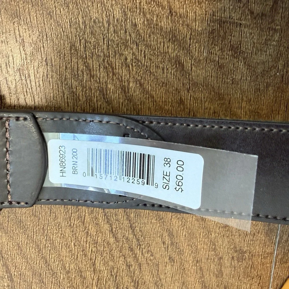 New Penguin Men's Size 38 Green Duck Belt MSRP $60 Golf NWT